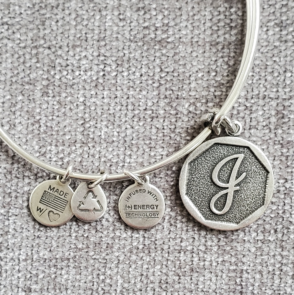 Authentic Alex and Ani J Bracelets Silver and Gold - Picture 7 of 7